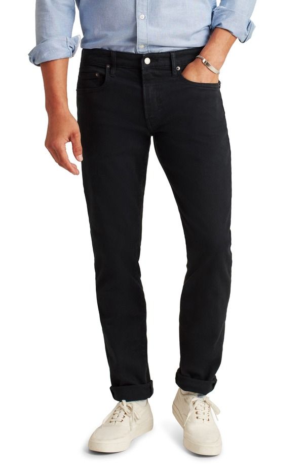 ボノボス メンズ ボトムス デニムパンツ スリムフィット ジーンズ Bonobos Travel Slim Fit Stretch Jeans Jet Black ブラック