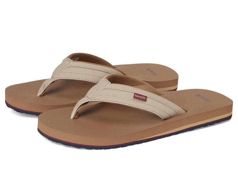 サヌーク メンズ シューズ サンダル Sanuk Ziggy Oxford Tan タン
