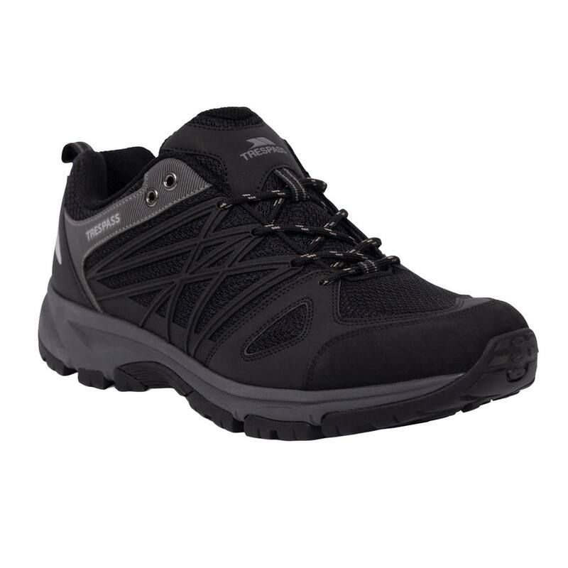 トレスパス レディース シューズ スニーカー Trespass Mens Fisk Trainers Black And Black ブラック