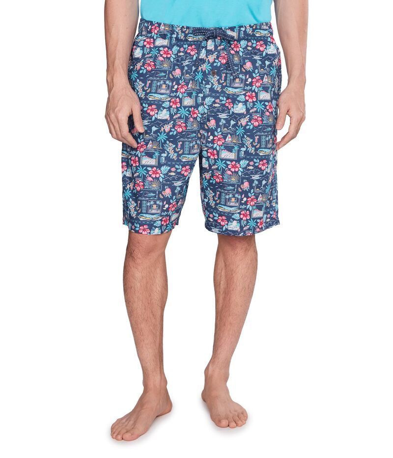 トッミーバハマ メンズ ボトムス ハーフパンツ・ショーツ プリント ショートパンツ コットン Tommy Bahama Cotton Woven Printed Jam Shorts Navy Coc
