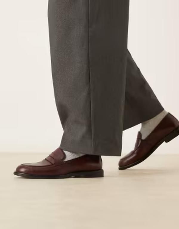ウォークロンドン メンズ シューズ スリッポン・ローファー レザー Walk London Putney saddle loafers leather Brown ブラウン 26,520円