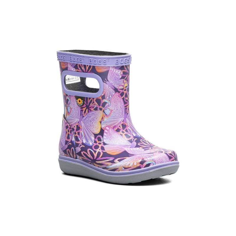 ボグス レディース シューズ ブーツ・レインブーツ Bogskipper II Kids Waterproof Rain Bootsolar Butterfly