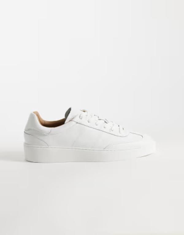 ノーク メンズ シューズ スニーカー レース レザー NOAK Made In Portugal retro lace up sneakers leather WHITE ホワイト