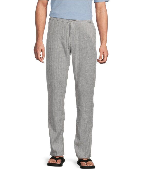 トッミーバハマ メンズ ボトムス カジュアルパンツ リネン Tommy Bahama Beach Coast Linen Full Elastic Pants Bala Shark 17,870円