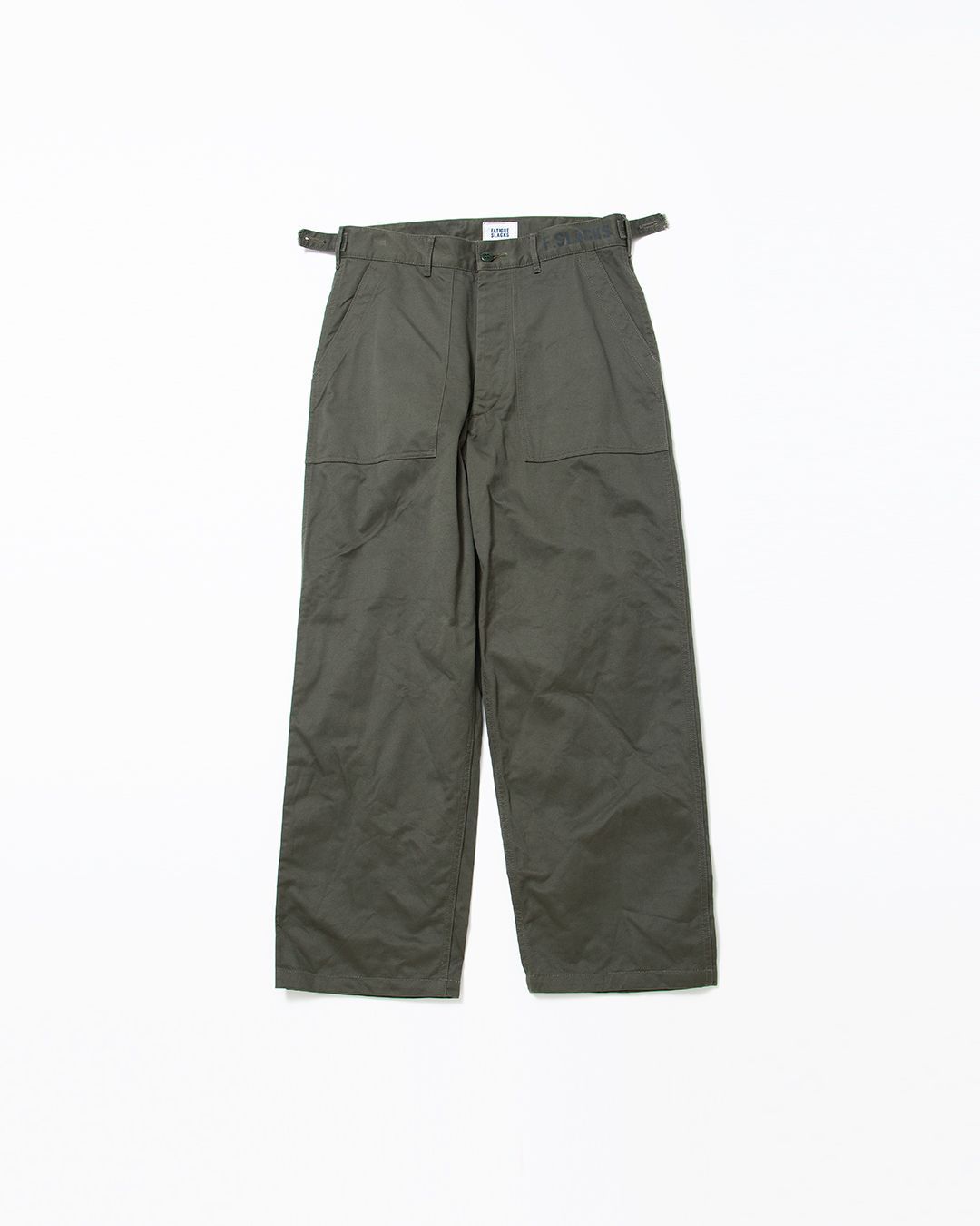 8月下旬～9月上旬発送予定 FATIGUE SLACKS ファティーグスラックス FP027 - M-47 UTILITY SLACKS / Olive Green FP027-26-05-M ミリタリートラウザー