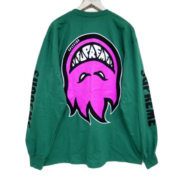 Supreme×SPITFIRE スピットファイア 国内正規 26SS Bighead L/S Tee ビッグヘッド ロングスリーブTシャツ 長袖 Light Pine ライトパイン グリーン 緑 XL 12,460円