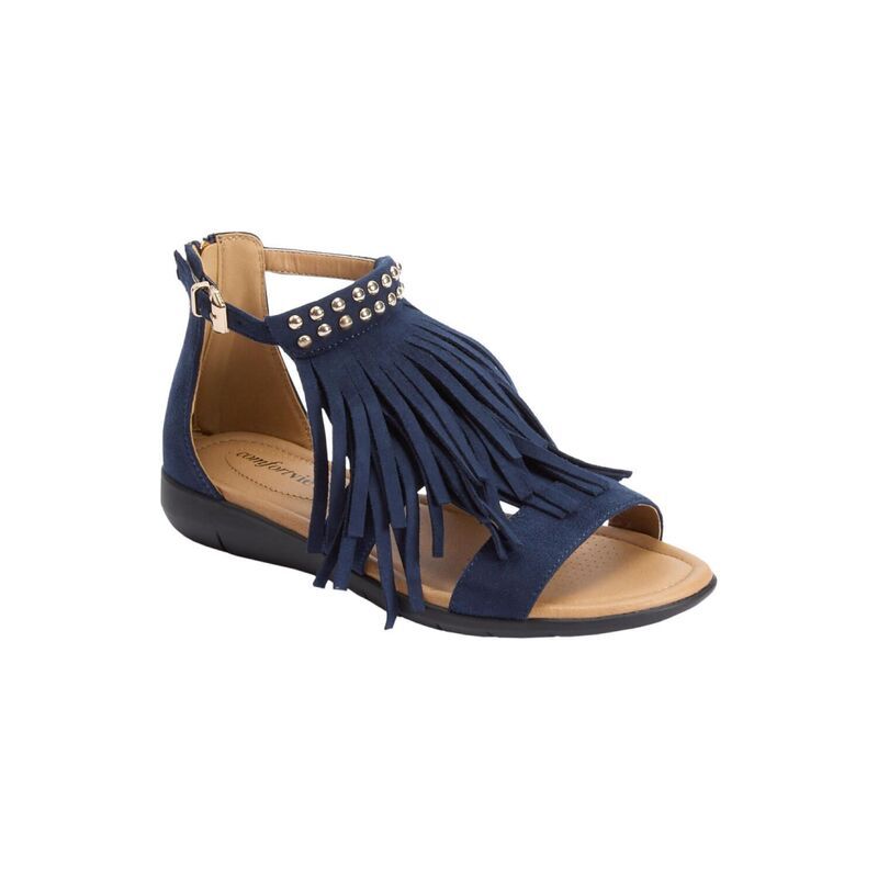 コンフォートビュー レディース シューズ サンダル Comfortviewomens The Carmella Sandal Navy ネイビー