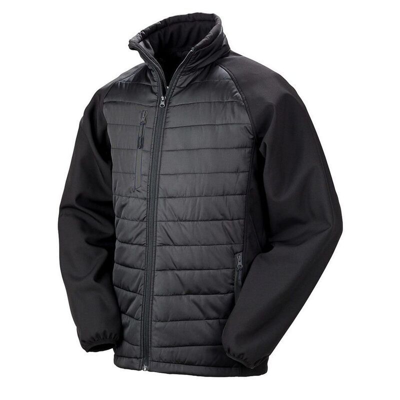 リザルト レディース アウター ジャケット・ブルゾン Result WomensLadies Compassoft Shell Jacket Black ブラック