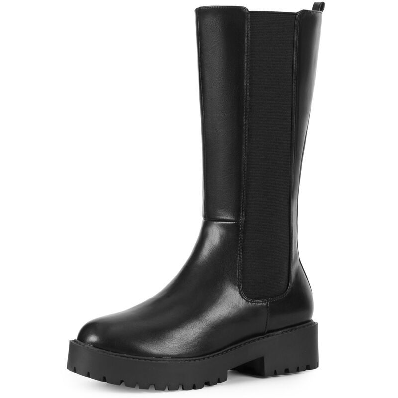 ブリスフルステップ レディース シューズ ブーツ・レインブーツ チェルシーブーツ プラットフォーム チェルシー BLISSFUL STEPlatform Chelsea Boots Mid Calf 17,870円