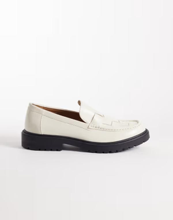 セクウェル メンズ シューズ スリッポン・ローファー SEQWL Pier chunky loafers with woven upper Off white オフホワイト