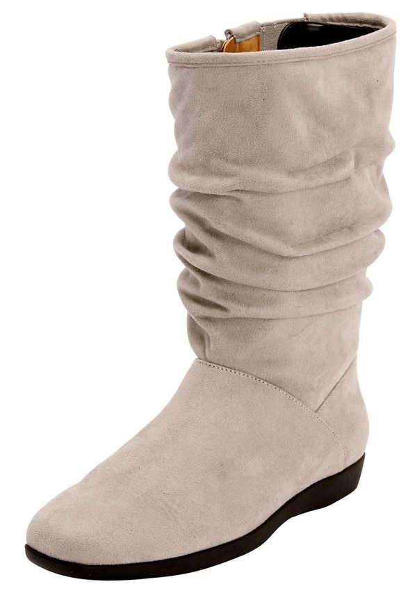 コンフォートビュー レディース シューズ ブーツ・レインブーツ Comfortview The Aneela Wide Calf Boot Oyster Pearl パール