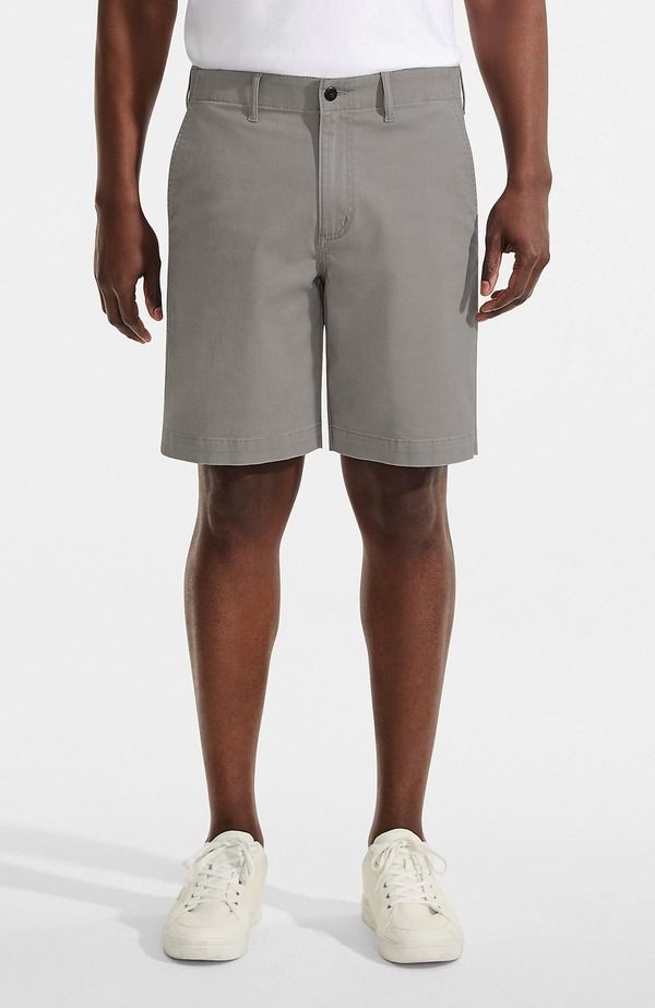 ランズエンド メンズ ボトムス ハーフパンツ・ショーツ Lands End Knockabout 9 Comfort Waist Classic Fit Chino Short Wet Cement