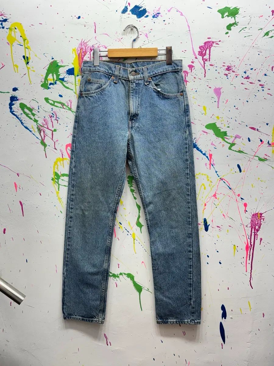 90s ヴィンテージ LEVI'S 505 オレンジタブ レギュラーフィット デニム パンツ W29 L32