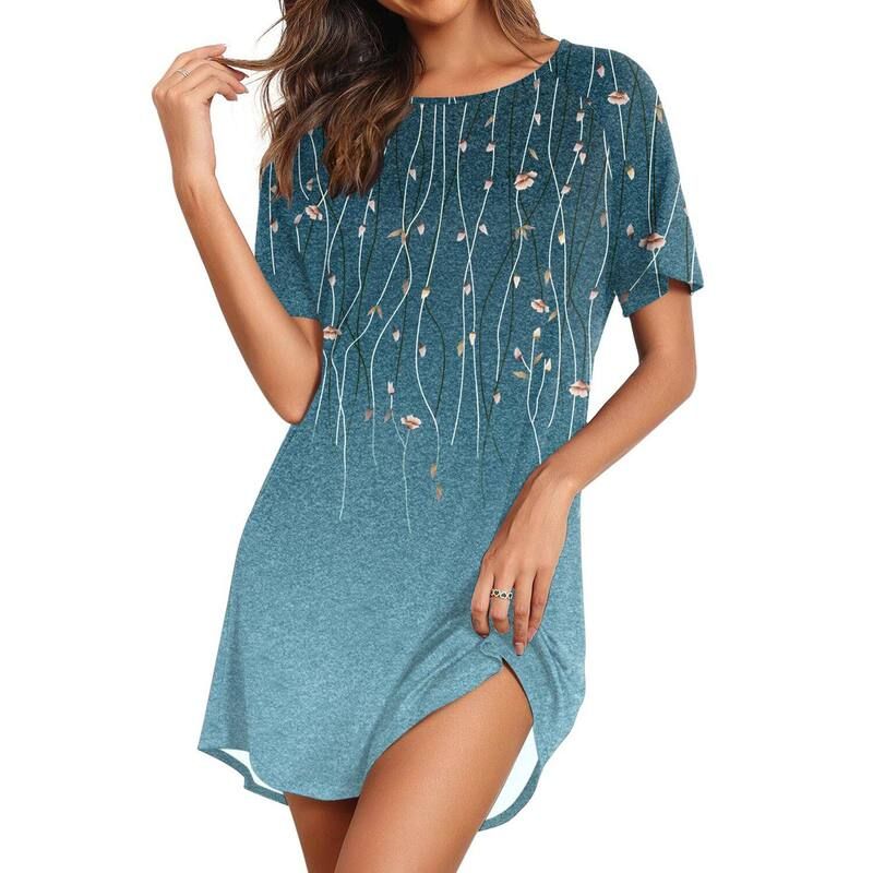 エコアー レディース アンダーウェア ナイトウェア シャツ Ekouaer Sleep Shirts for Women Short Sleeve Night Shirts for Sleeping 8,954円