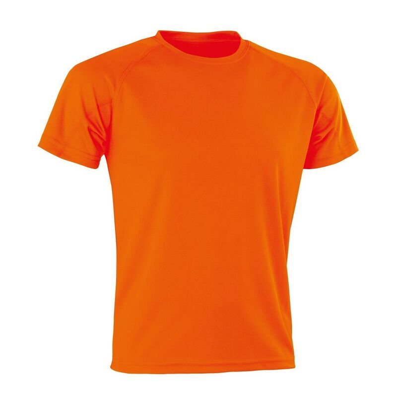 リザルト メンズ トップス Tシャツ Result Spiro Adults Unisex Impact Aircool Tee Florange オレンジ