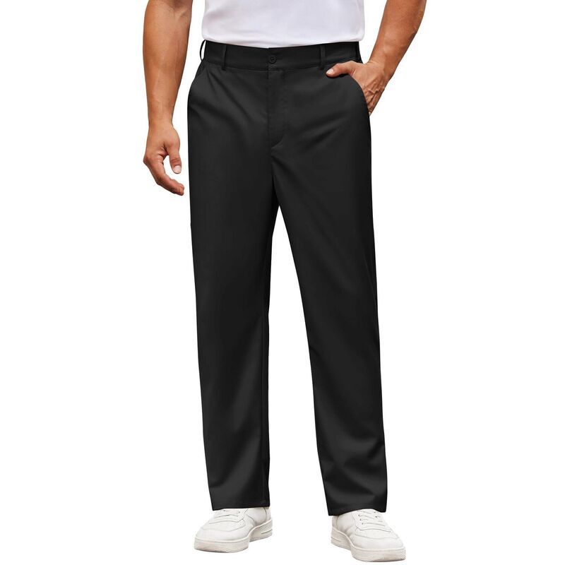 クーファンディ メンズ ボトムス カジュアルパンツ COOFANDY Mens Dress Pants Classic Fit Stretch Waist Golf Pants Business Ca