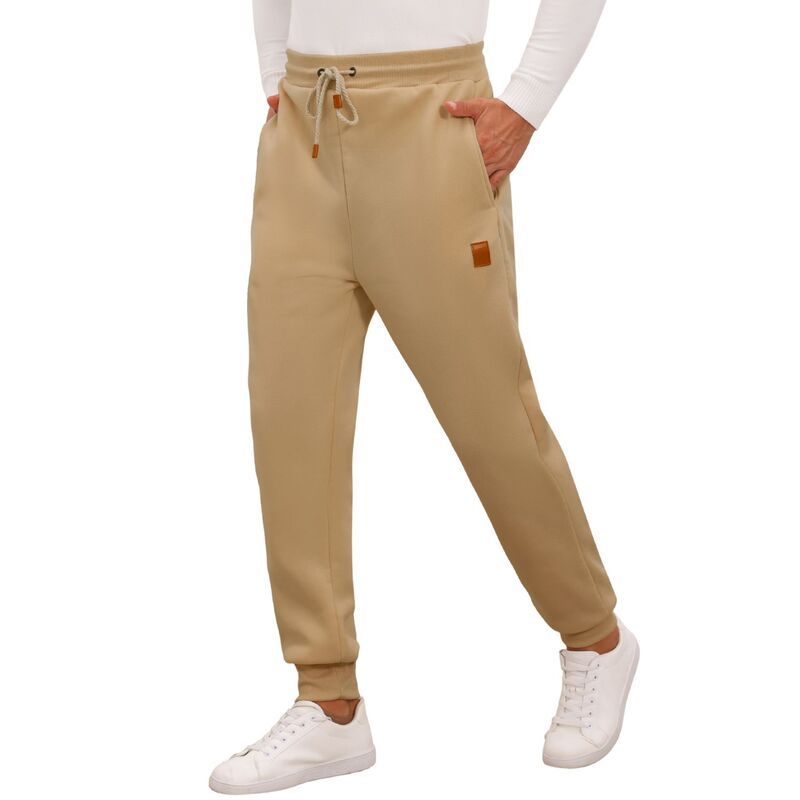 インスパイア シック メンズ ボトムス カジュアルパンツ INSPIRE CHIC Mens Casual Solid Color Drawstring Elastic Waist Comfortab