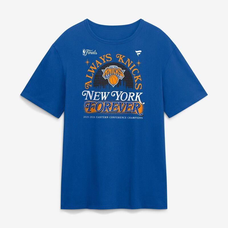 ファナティクス メンズ トップス Tシャツ Mens Fanatics Blue New Yorknicks 2026 NBA Eastern Conference Champions Hometow
