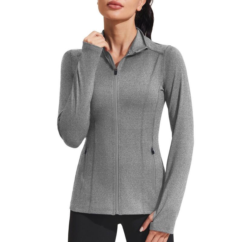 ピンスパーク レディース アウター ジャケット・ブルゾン Pinspark Womens Full Zip Track Jacket Athletic Running Jacket withumb H