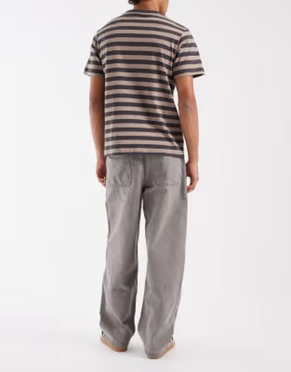エイソス メンズ ボトムス デニムパンツ ジーンズ ASOS DESIGN Circular Design Collection loose straight jeans in light wash
