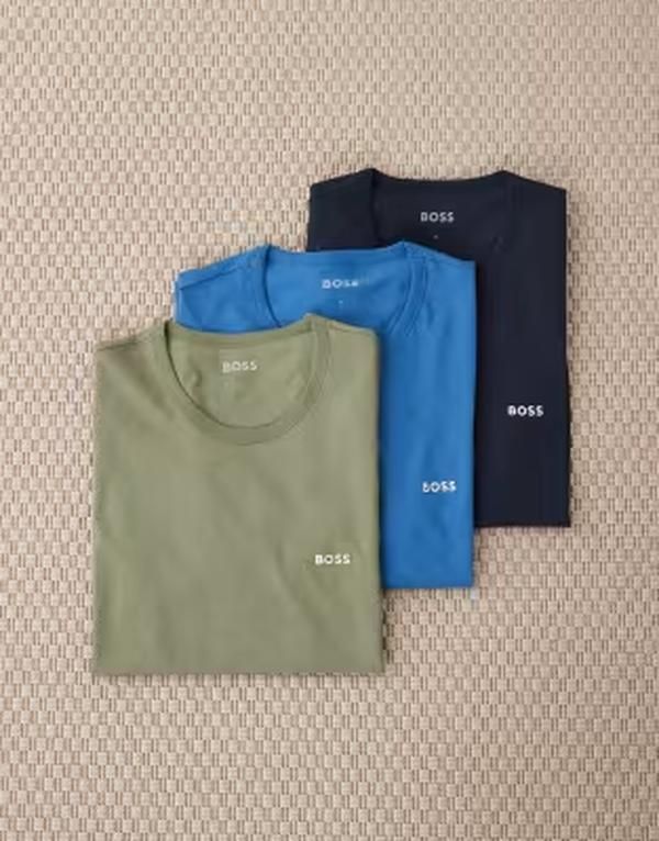 ボス メンズ トップス Tシャツ BOSS Bodywear 3 pack Tshirt in multi Open miscellaneous マルチカラー