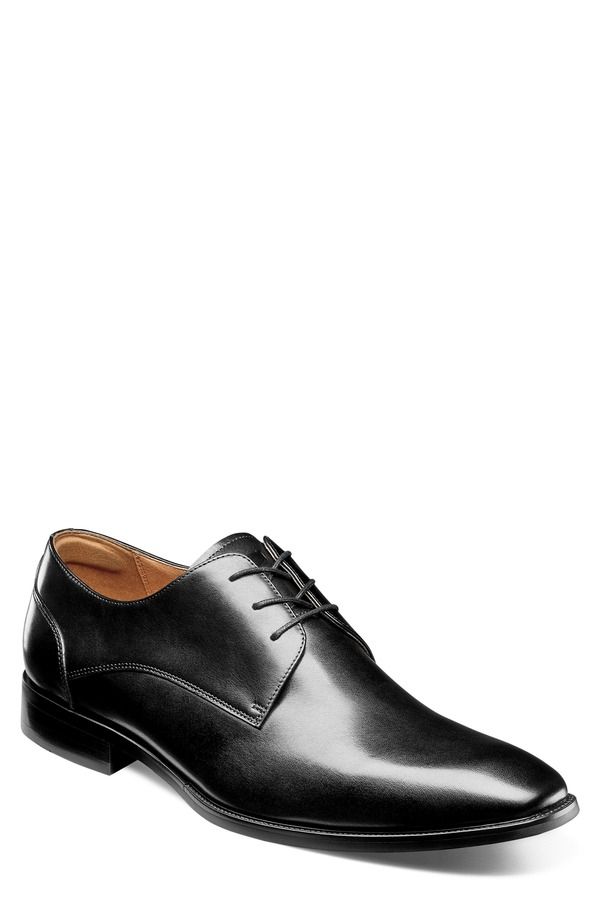 フローシャイム メンズ シューズ ダービー Florsheim Sorrento Lux Plain Toe Derby Men BLACK ブラック