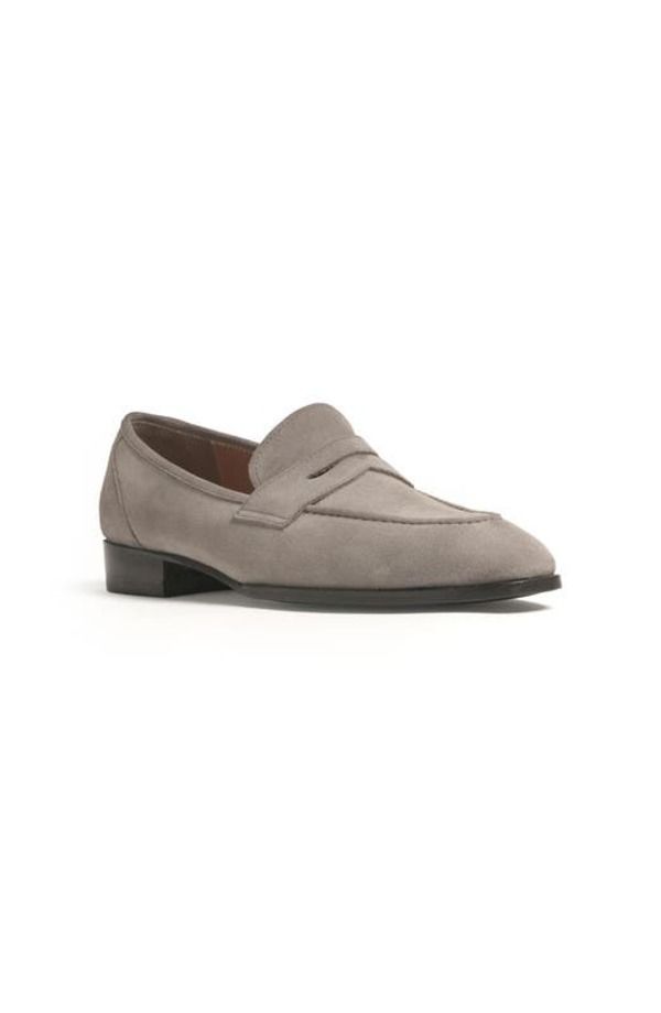 アンソニー ヴィア メンズ シューズ スリッポン・ローファー Anthony Veer Belmont Penny Loafer Men Dover Cliff Taupe Suede トープ