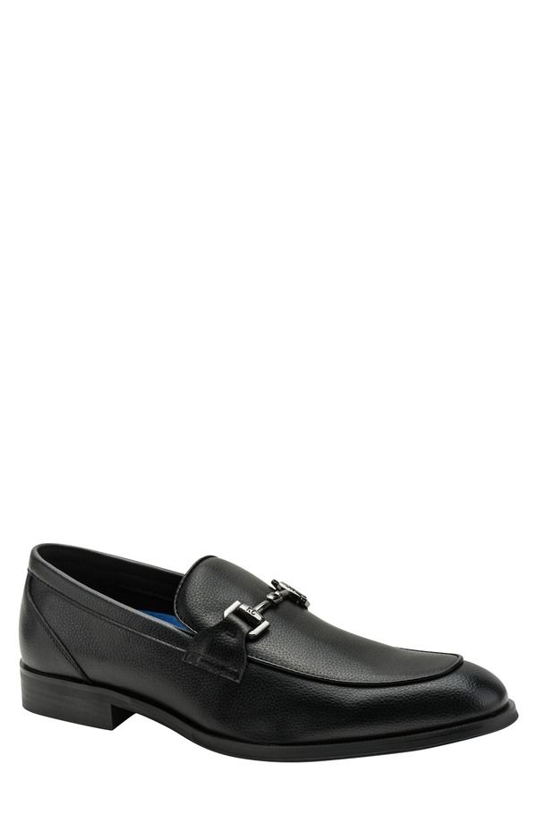 ケネスコール メンズ シューズ スリッポン・ローファー レザー フェイクレザー Kenneth Cole Reaction Miller Faux Leather Bit Loafer Men BLA