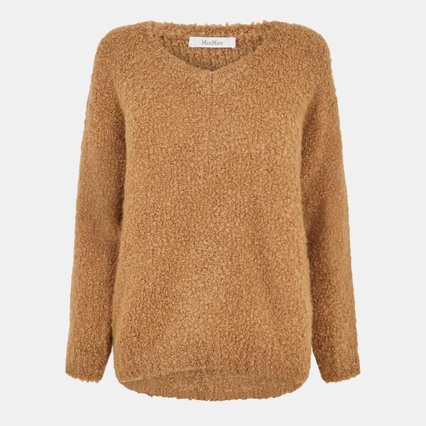 マックスマーラ レディース アウター カーディガン クルーネック ニット Max Mara Womens Pantera Knitted Crew Neck Jumper Camel キャメル 83,490円