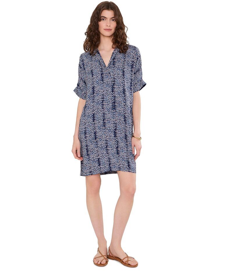 ニックプラスゾーイ レディース トップス ワンピース NICZOE Block Party Devon Dress Indigo Multi インディゴ 34,970円