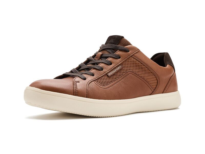 ロックポート メンズ シューズ ブーツ・レインブーツ Rockport Collins Cognac Leather