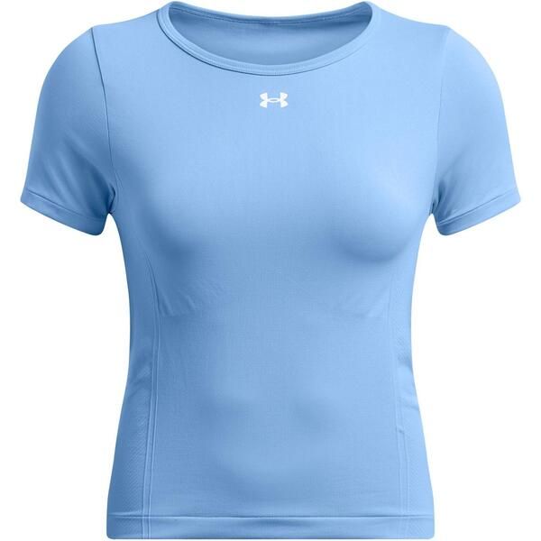 アンダーアーマー レディース トップス シャツ 半袖 Under Armour Womens Vanish SeamlesshortSleeve Performance Gym Top Blue ブル