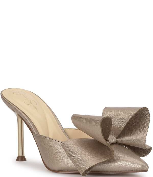 ジェシカシンプソン レディース シューズ サンダル Jessica Simpson Valrin Textu red Bow Dress Mules Golden Copper 23,850円