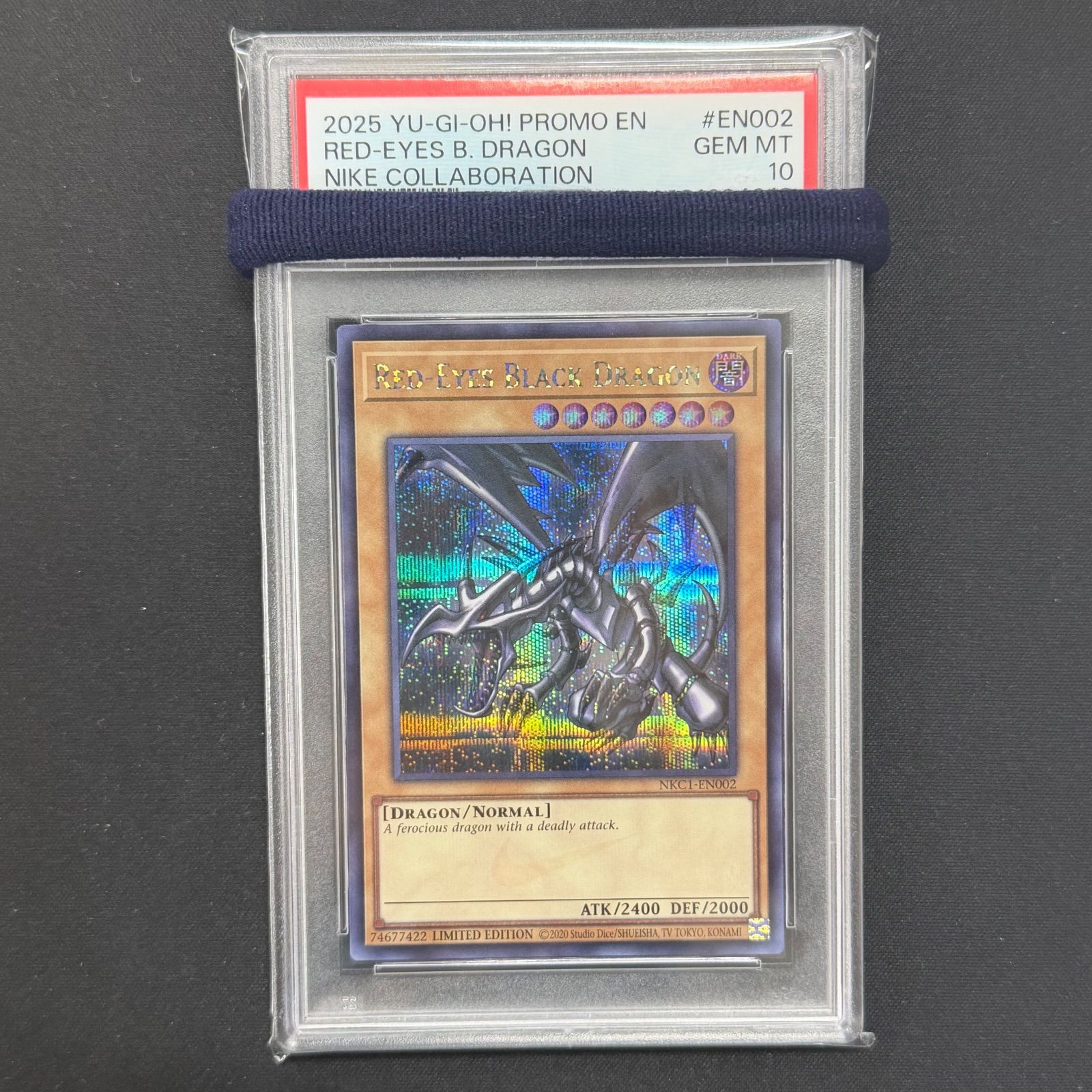 ミ*ク様 遊戯王【PSA10】真紅眼の黒竜　NIKEプロモ　ナイキ　NKC1-E 遊戯王 PSA10 真紅眼の黒竜 ナイキ NIKE シークレットレア NKC1-EN002