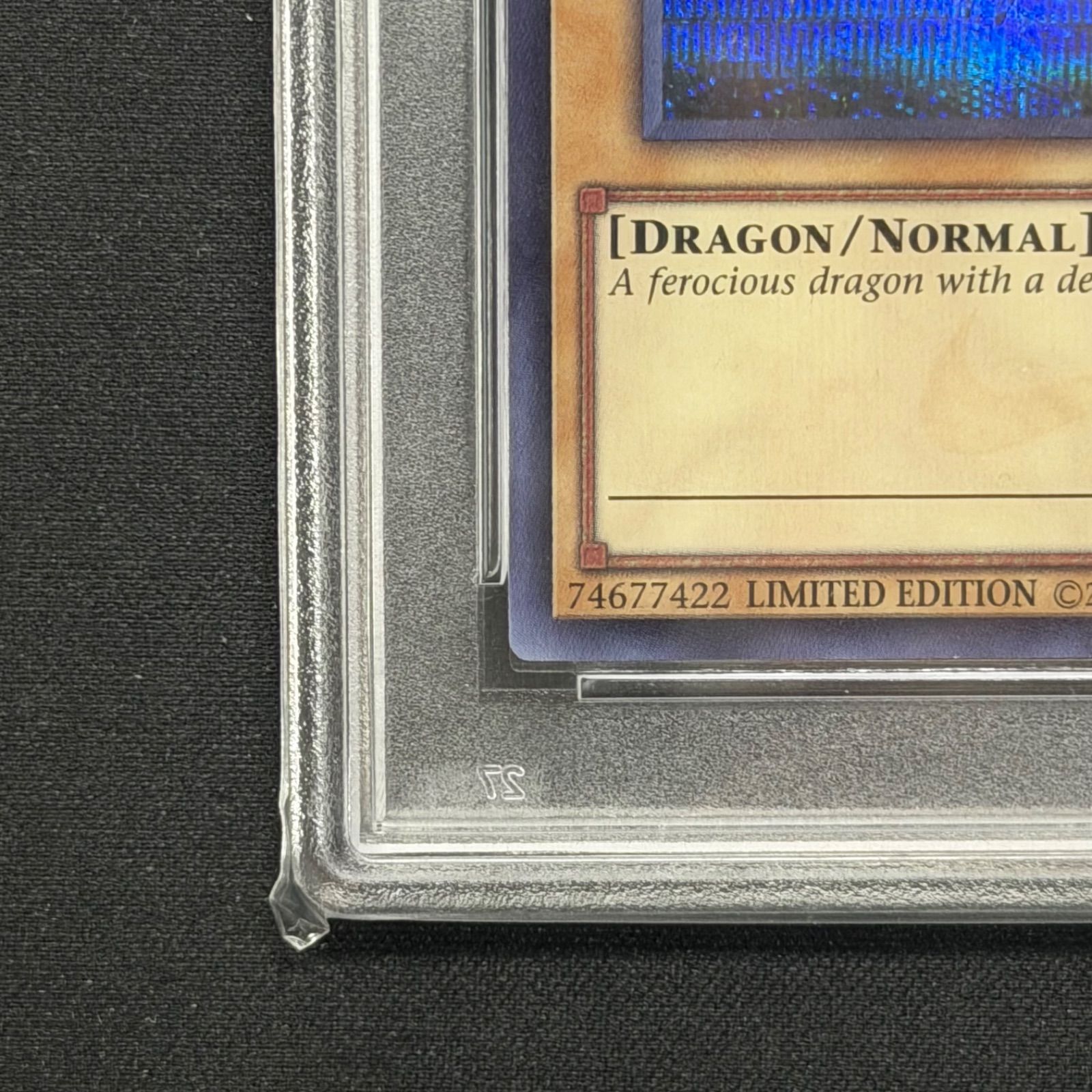 遊戯王 PSA10 真紅眼の黒竜 ナイキ NIKE シークレットレア NKC1-EN002