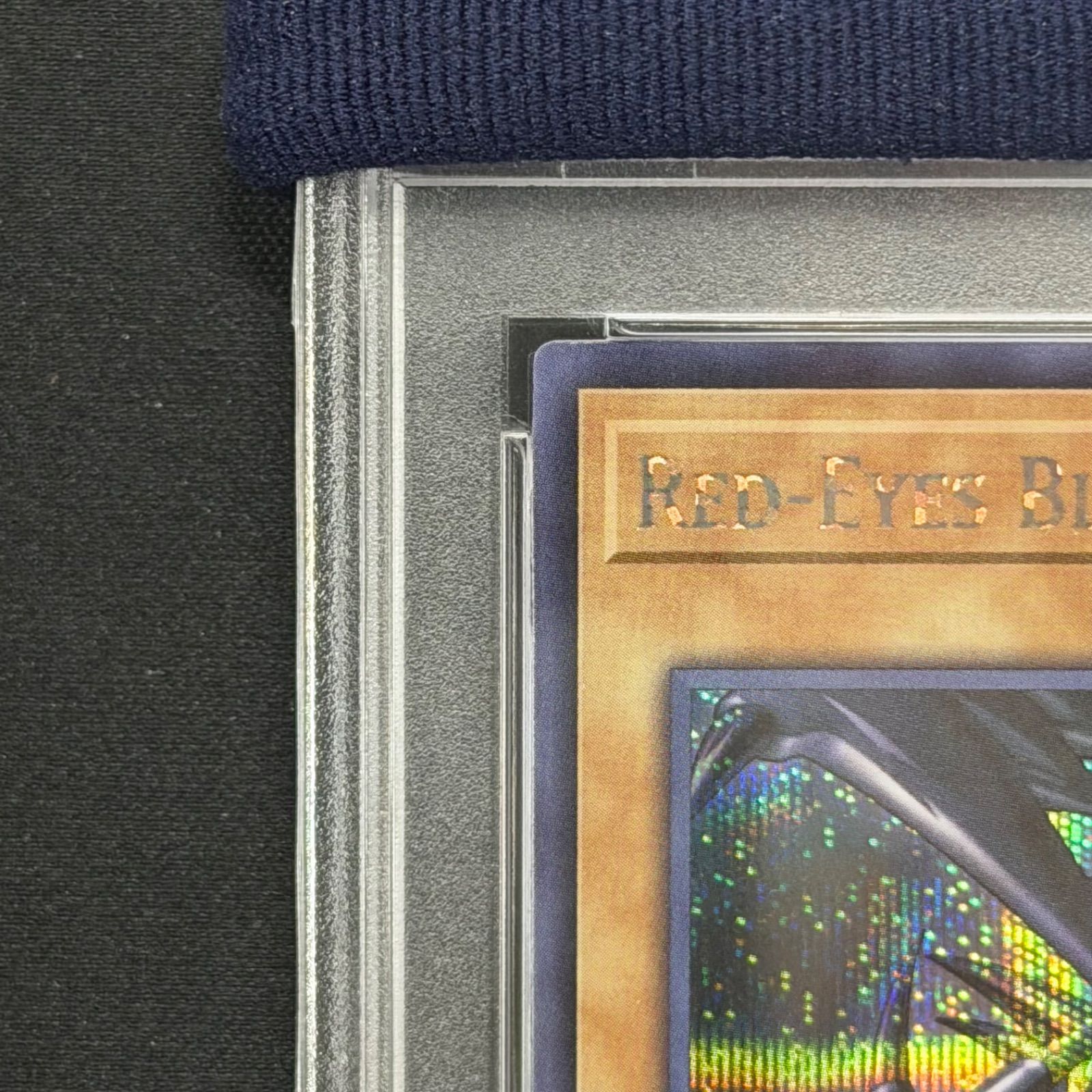 遊戯王 PSA10 真紅眼の黒竜 ナイキ NIKE シークレットレア NKC1-EN002