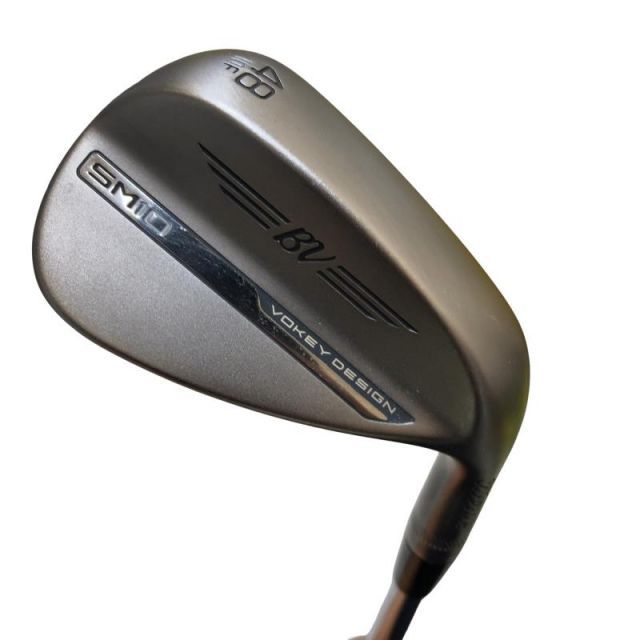 【中古】 タイトリスト VOKEY SPIN MILLED SM10 ニッケル 48°/10°F ウェッジ WG 純正特注シャフト (フレックスS) メンズ 男性用 右利き 右用 Cランク ゴルフクラブ