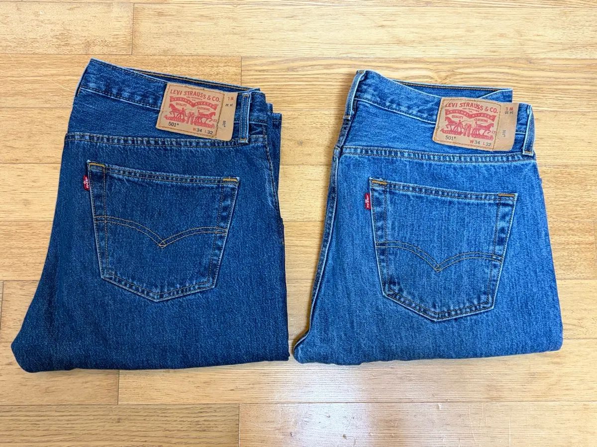*新商品* リーバイス 501 オリジナル DARK Indigo & Mサイズ Indigo (34-32)
