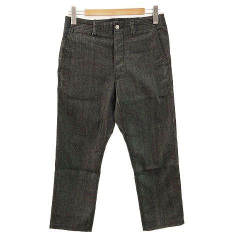 ササフラス SASSAFRAS DENIM SPRAYER PANTS デニム スプレイヤーパンツ S 黒 ブラック ジーンズ テーパード ボトムス