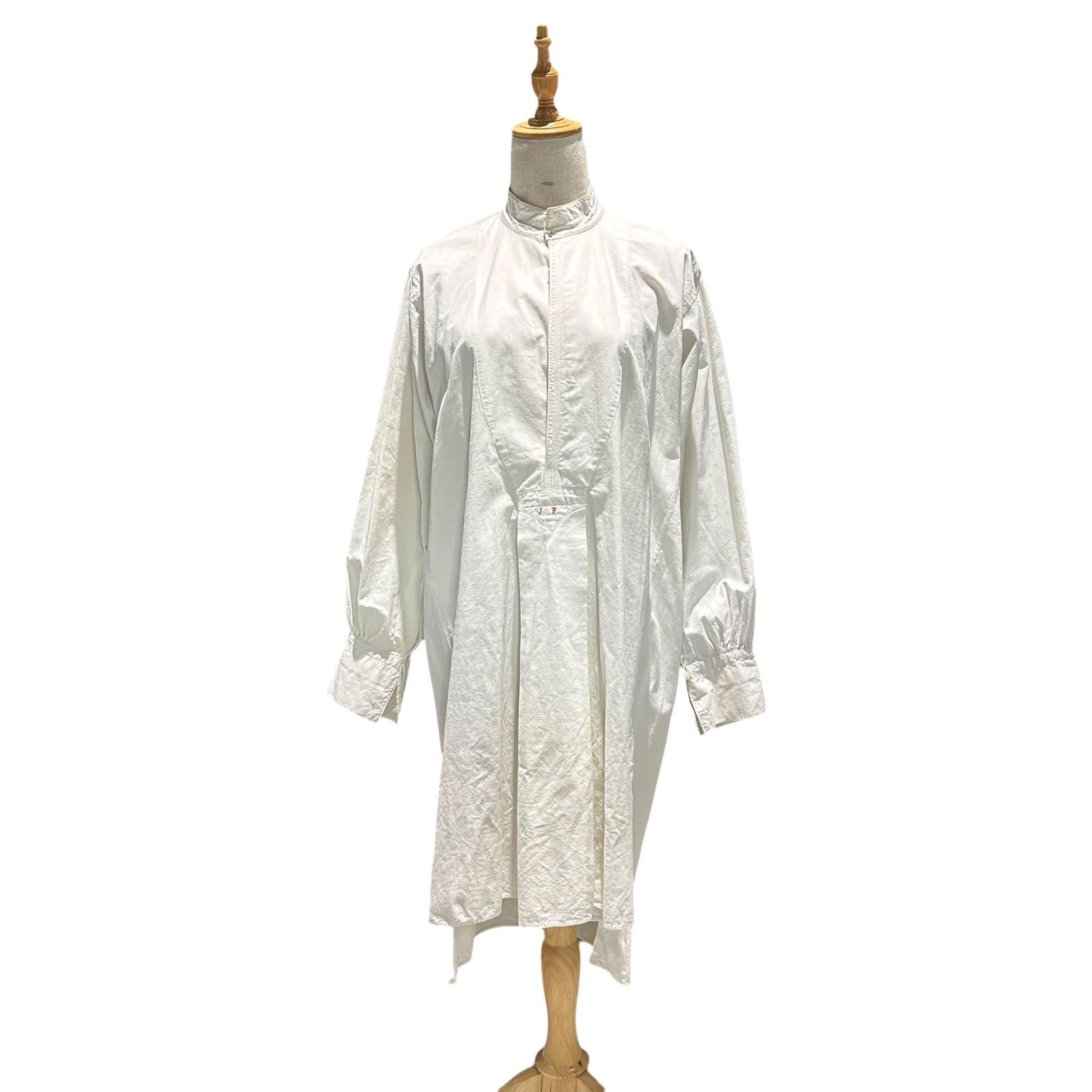 Euro vintage(ヨーロッパヴィンテージ) 20～40's antique smock dress アンティーク スモック ワンピース 20~40年代 FREE オフホワイト JP刺繍