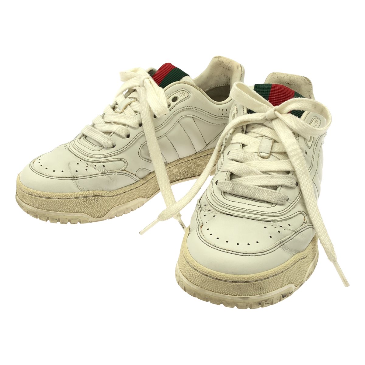 GUCCI グッチ Re-Web ローカットスニーカー 785728 ホワイト 36