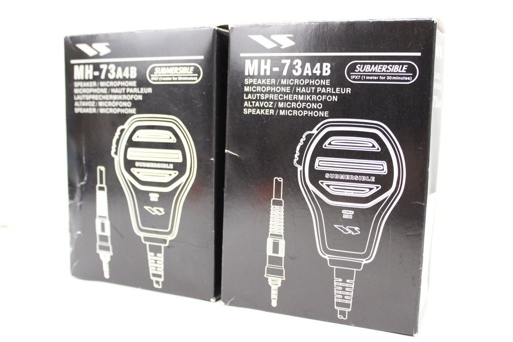 ヤエス MH-73A4B 2個セット 防水 スピーカーマイク YAESU アマチュア 無線機 現状品 ITC8MMJEFP08-D-A01-byebye