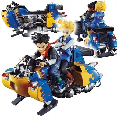 中古】フィギュア DESKTOP REAL McCOY 04 人造人間17号＆18号