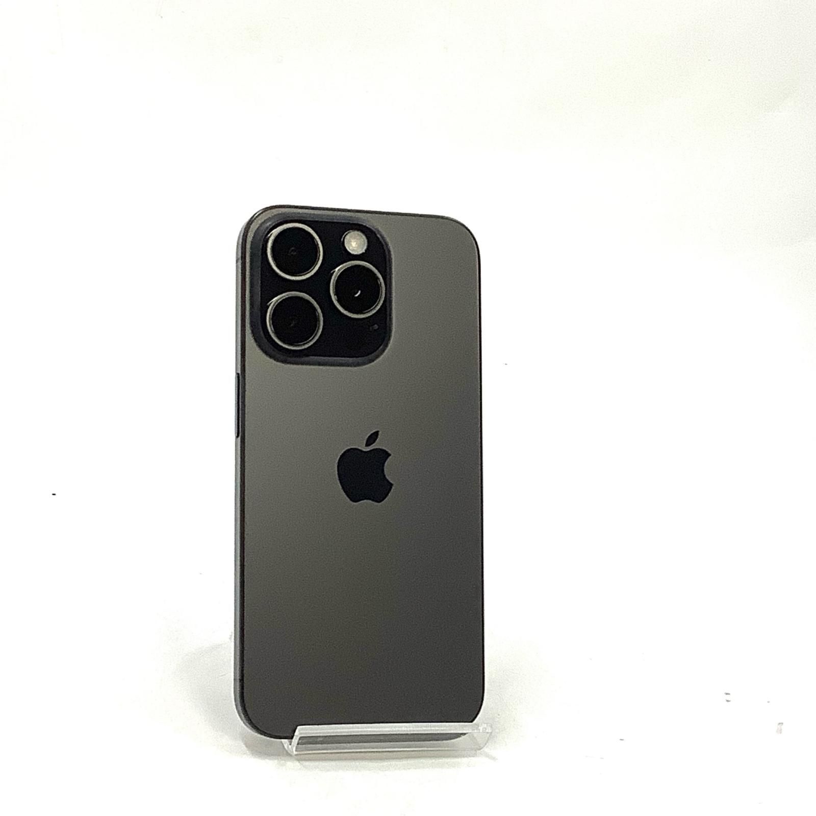 【全額返金保証】【最速発送】 iPhone 15 Pro 256GB ブラックチタニウム SIMフリー 白ロム 美品 動作確認済 87%