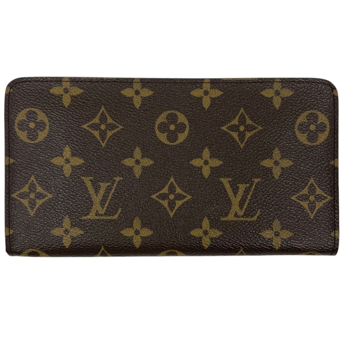 ルイ・ヴィトン Louis Vuitton ポルト モネ ジップ 長財布 モノグラム ブラウン M61727 レディース 【中古】