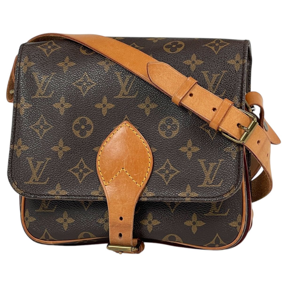ルイ・ヴィトン Louis Vuitton カルトシエール22 ショルダーバッグ モノグラム ブラウン M51253 レディース 【中古】