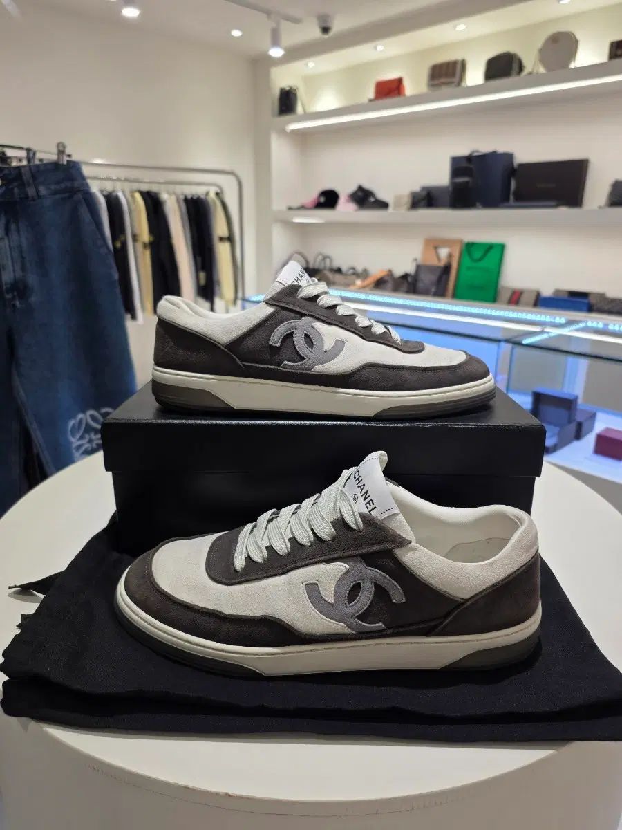 (43) CHANEL シャネル スウェード エアジョーダン1 ジェニ スニーカー