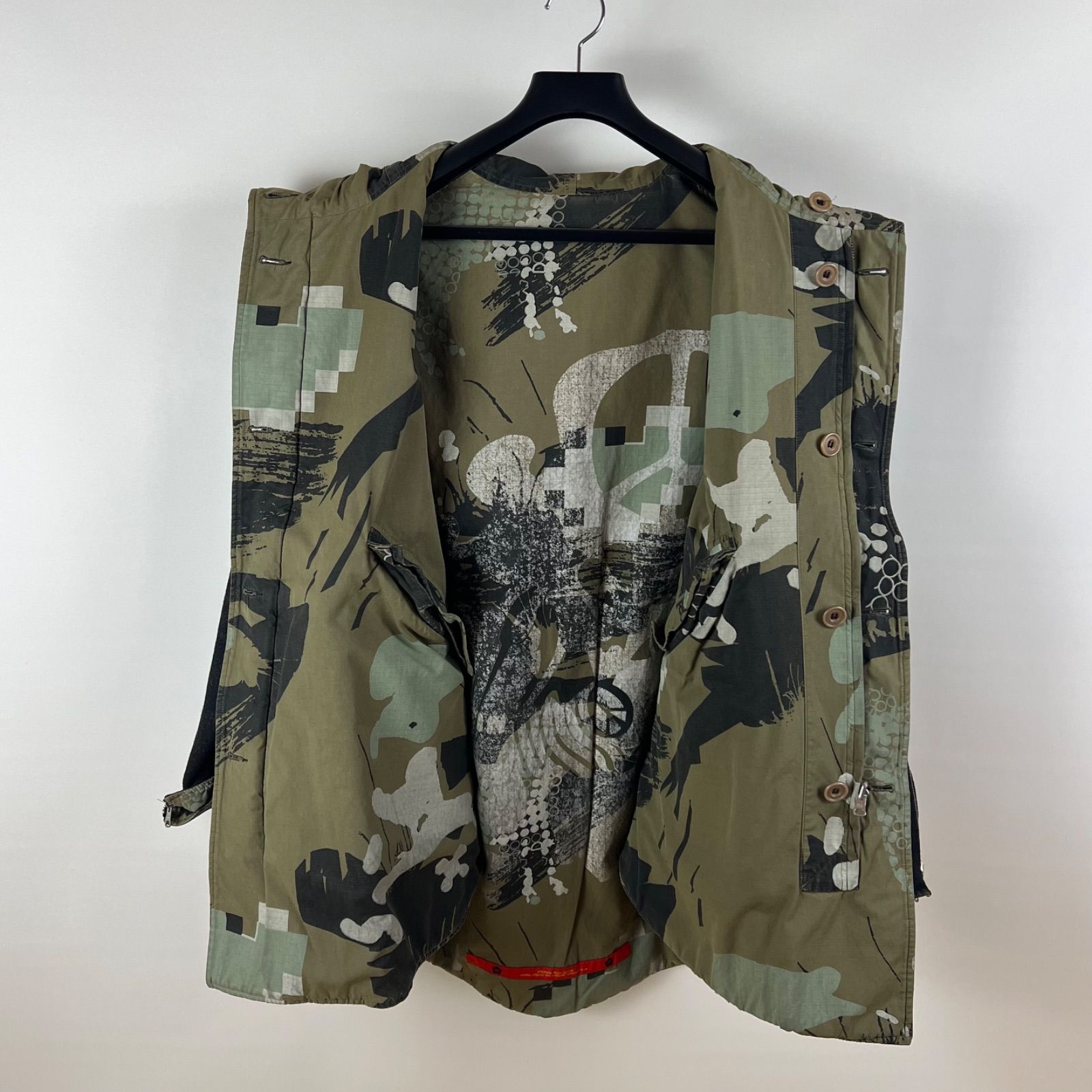 GRIFFIN 00s archive Rare reversible separation camo coat M