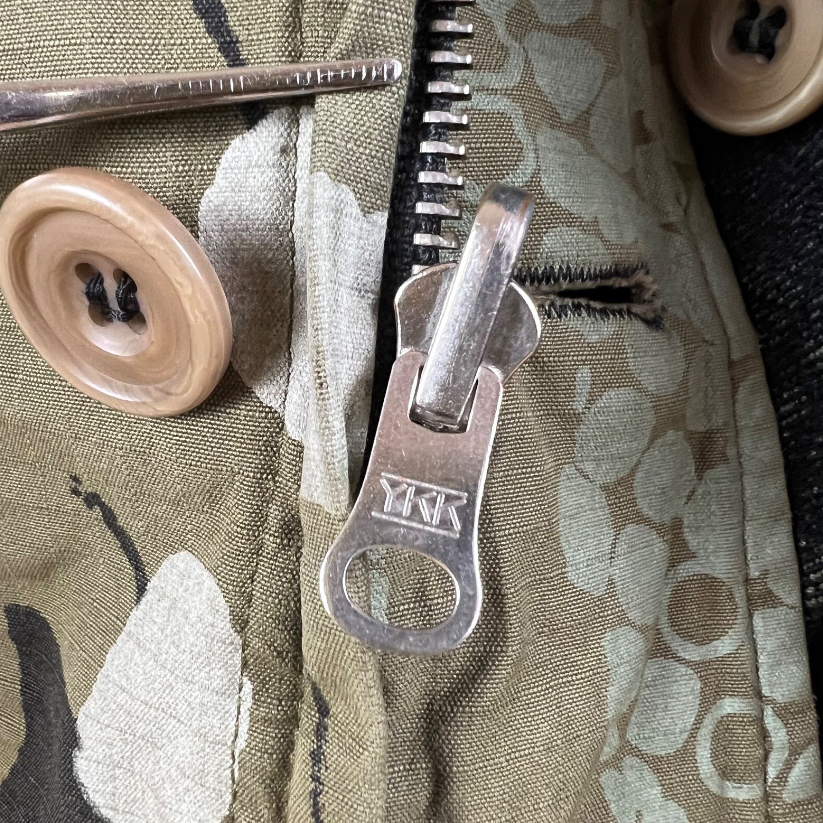 GRIFFIN 00s archive Rare reversible separation camo coat M
