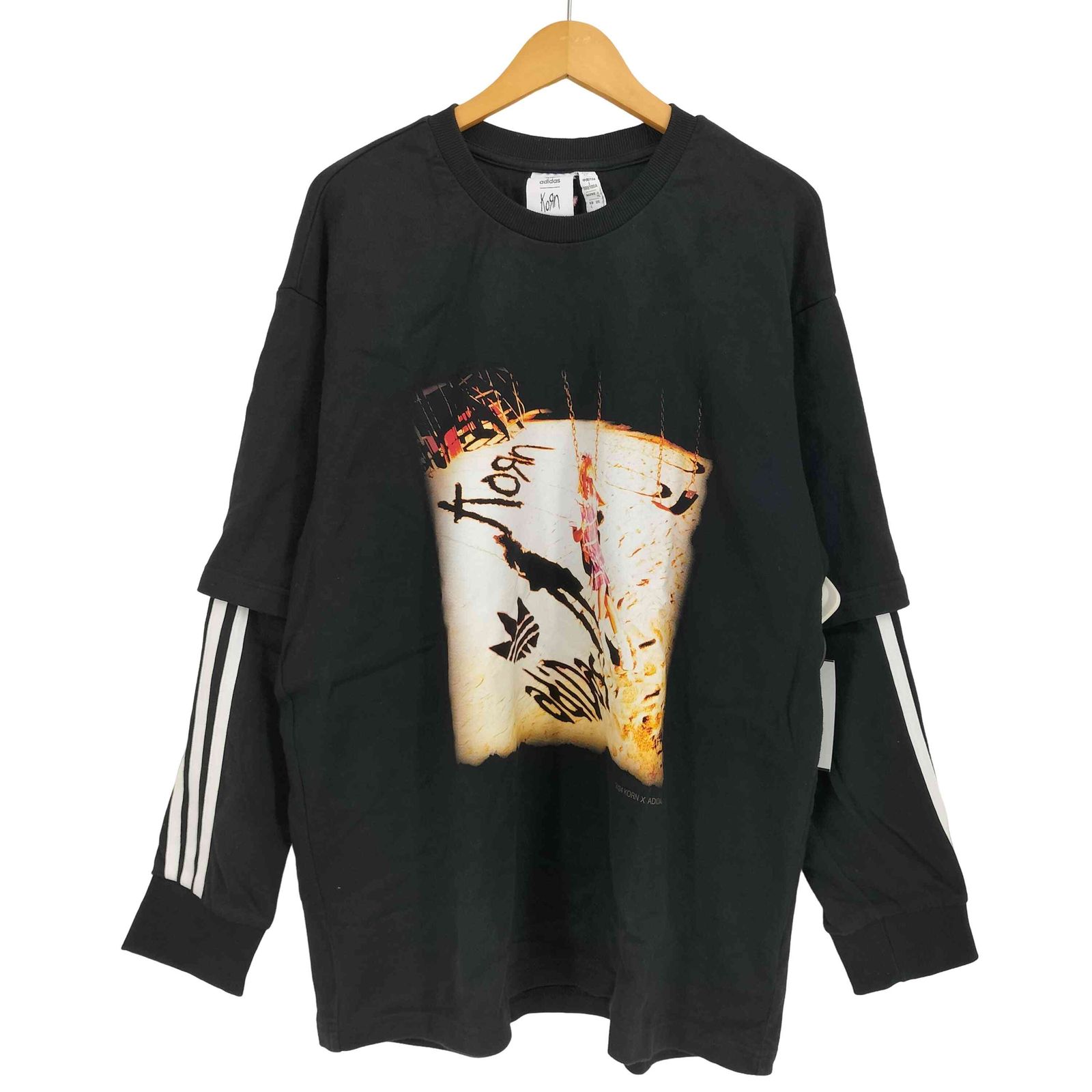 アディダスオリジナルス adidas Originals KORN LONGSLEEVE コーン ロングスリーブ レイヤード長袖Tシャツ メンズ import：L 9,923円
